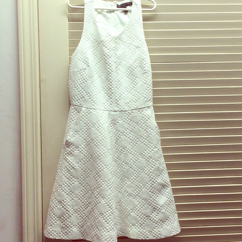 Banana republic white dress